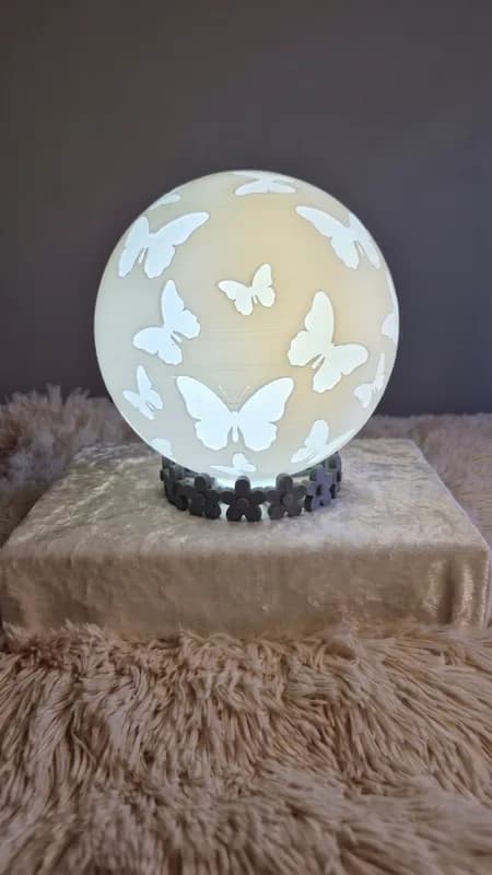Lampara Mariposa 15cm miniatura 2